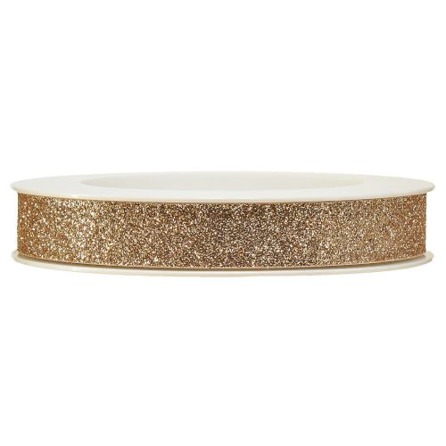 Prodotto Nastro decorativo nastro glitter champagne nastro decorativo W15mm L18m