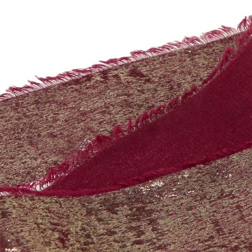 Prodotto Nastro decorativo Nastro decorativo natalizio Bordeaux Oro W40mm L10m