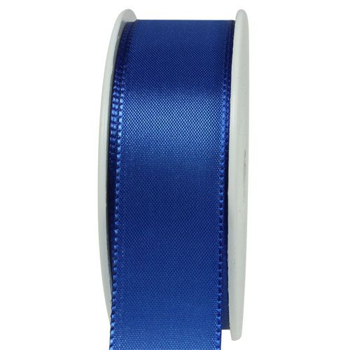 Floristik24 Nastro regalo e decorazione 40 mm x 50 m blu brillante