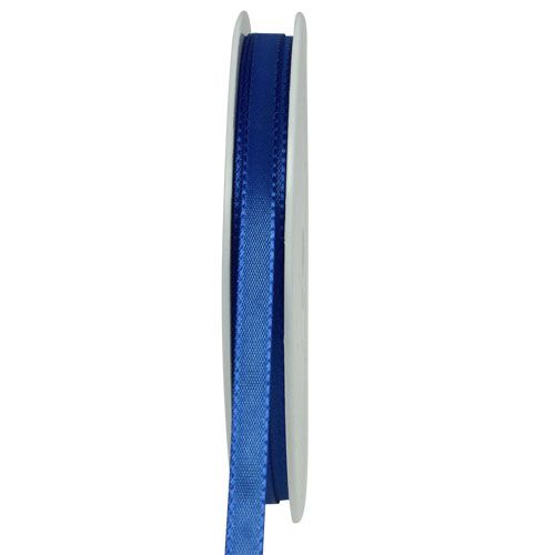 Floristik24 Nastro regalo e decorazione 8 mm x 50 m blu scuro