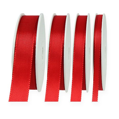 Floristik24 Nastro decorativo regalo rosso 50 m