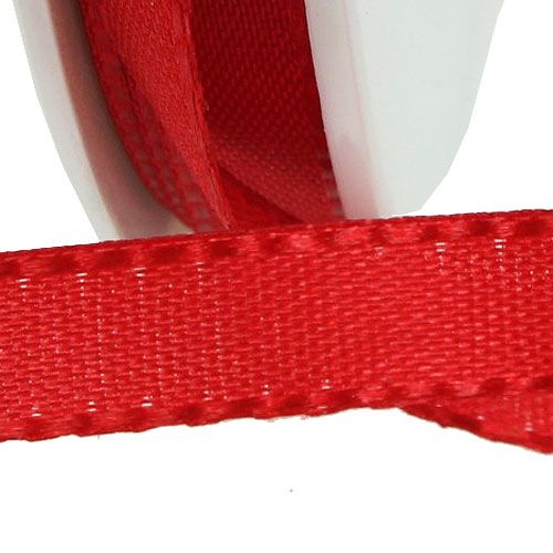 Floristik24 Nastro regalo rosso 8mm 50m