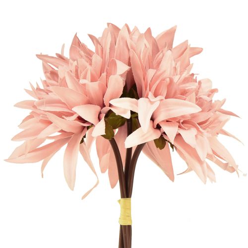 Fiori decorativi dalia fiore rosa artificiale Ø15cm L28cm 3 pz