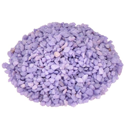 Floristik24 Granuli decorativi pietre decorative lilla viola 2mm - 3mm 2kg