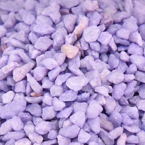 Floristik24 Granuli decorativi pietre decorative lilla viola 2mm - 3mm 2kg