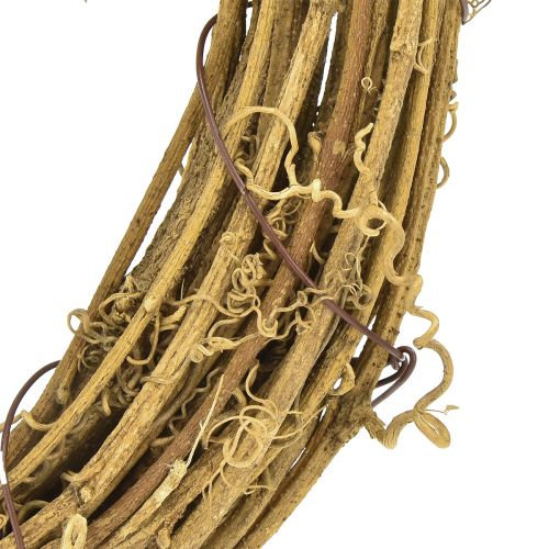 Prodotto Corona decorativa Corona di vite Corona naturale vuota Ø25 cm 4 pezzi