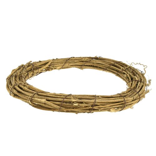 Prodotto Corona decorativa Corona di vite Corona naturale vuota Ø25 cm 4 pezzi
