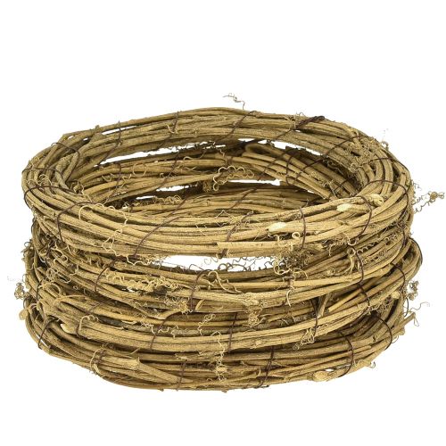 Prodotto Corona decorativa Corona di vite Corona naturale vuota Ø25 cm 4 pezzi
