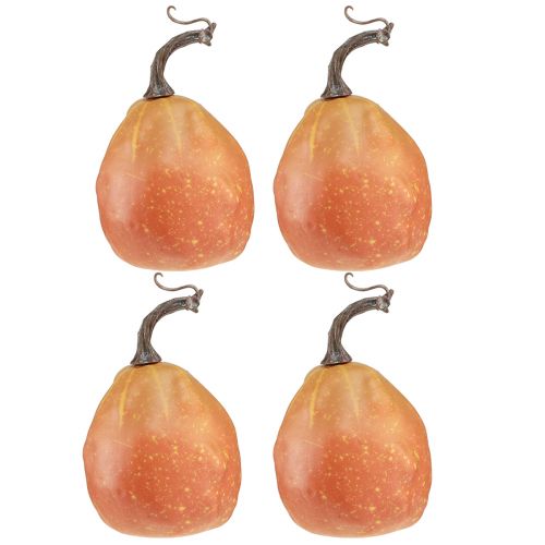 Prodotto Zucca decorativa per decorazione giallo arancio Ø9cm 4 pz