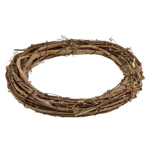 Prodotto Ghirlanda di vite decorativa Ghirlanda per porta naturale autunno Ø20cm 4 pezzi