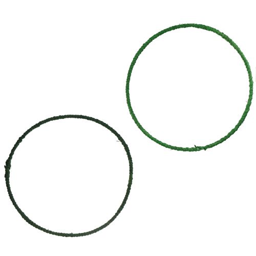 Prodotto Anello decorativo anello decorativo in iuta verde verde scuro Ø30cm 4 pezzi