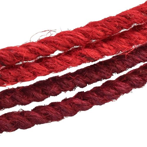 Prodotto Anello decorativo anello decorativo in iuta rosso rosso scuro Ø30cm 4 pezzi