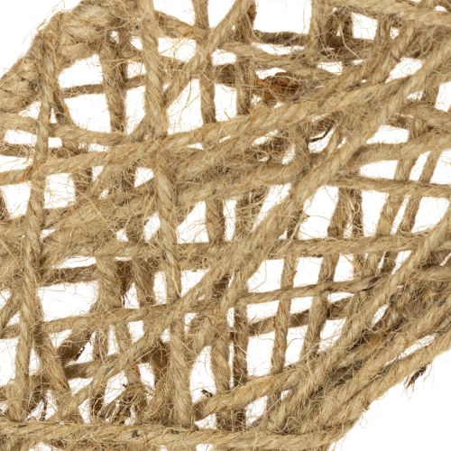 Prodotto Anelli decorativi in juta, stile naturale, decorazione da appendere, stile boho, Ø38cm, 2 pezzi, anelli in metallo, decorazione da parete, decorazione per finestre