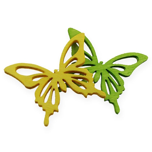 Prodotto Farfalle decorative colorate 4cm 90p