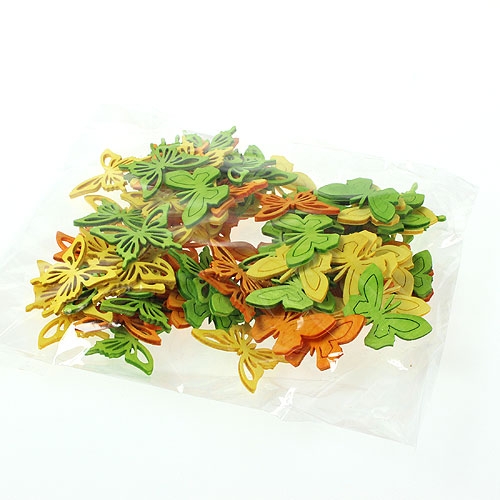 Farfalle decorative colorate 4cm 90p | Floristik24.it