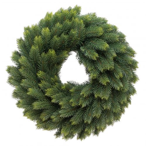 Floristik24 Ghirlanda festosa di abete artificiale - colori verde naturale, 50 cm - per uso interno ed esterno