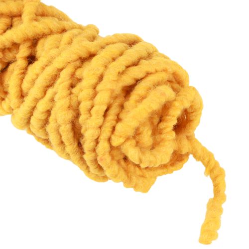 Prodotto Cordoncino in feltro soffice Mirabell giallo tuorlo 25m