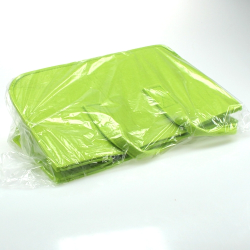 Floristik24 Borsa in feltro verde mela 38x20x24 cm