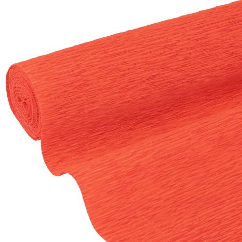 Carta crespa per fioristi, carta crespa per fioristi, rossa, 50×250cm, 5 pezzi