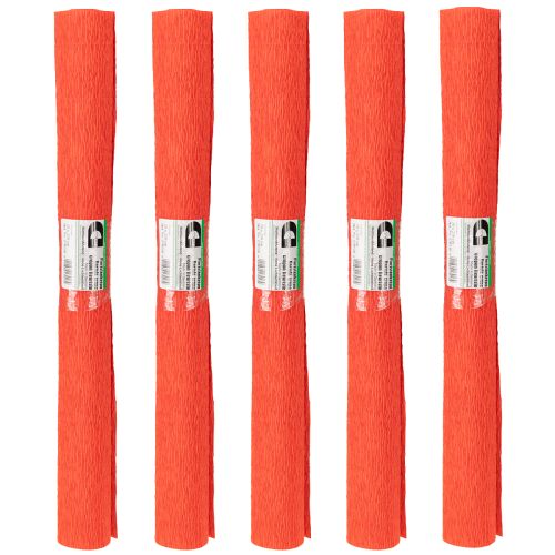 Prodotto Carta crespa per fioristi, carta crespa per fioristi, rossa, 50×250cm, 5 pezzi