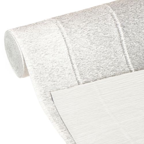 Prodotto Carta crespa per fioristi argento 50x250cm