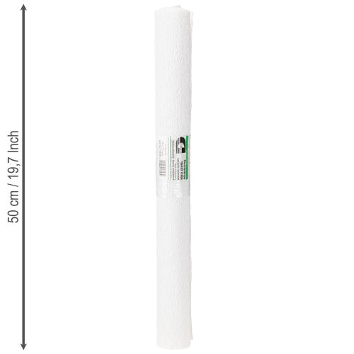 Prodotto Carta crespa per fioristi bianca 50x250cm