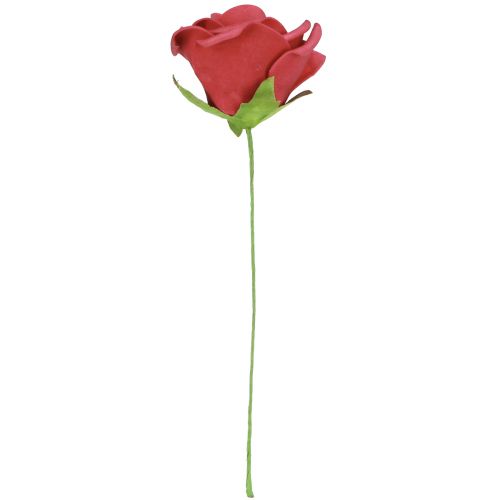Prodotto Rose in schiuma Rose artificiali rosse in schiuma 7,5 cm 18 pz