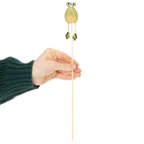 Prodotto Paletti da giardino a forma di rana per decorare i vasi delle piante in primavera o in estate, 34 cm, 6 pezzi