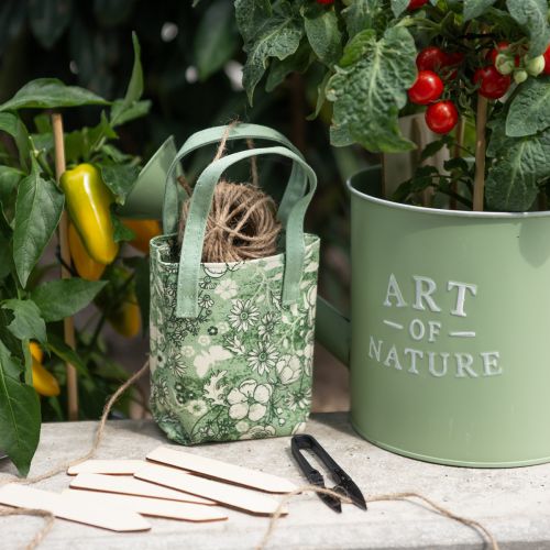 Prodotto Set di utensili da giardino, corda di iuta, filo, forbici, paletto per piante