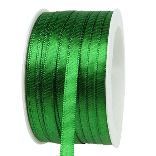 Floristik24 Nastro regalo e decorazione 6 mm x 50 m verde scuro