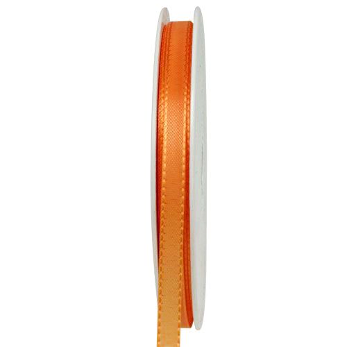Floristik24 Nastro regalo e decorativo arancione 10 mm 50 m