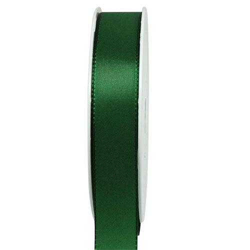 Floristik24 Nastro regalo e decorazione 25mm x 50m verde scuro