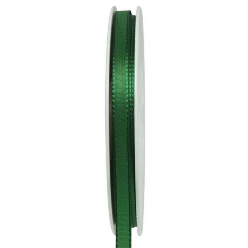 Floristik24 Nastro regalo e decorazione 8 mm x 50 m verde scuro