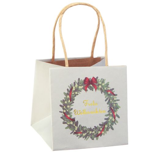 Busta regalo con manici busta regalo grigia 12×12 cm 8 pz