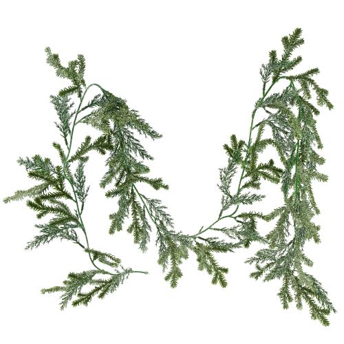 Prodotto Ghirlanda di abete realistica lunga 180 cm - perfetta per la decorazione interna festiva, verde fresco, ideale per Natale e vacanze