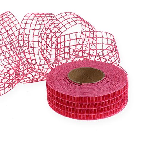 Floristik24 Nastro a griglia 3 cm x 10 m colorato 7 pezzi