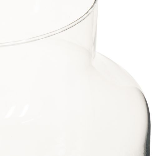 Prodotto Vaso in vetro rotondo per fiori grande 100% vetro riciclato H20 Ø17cm