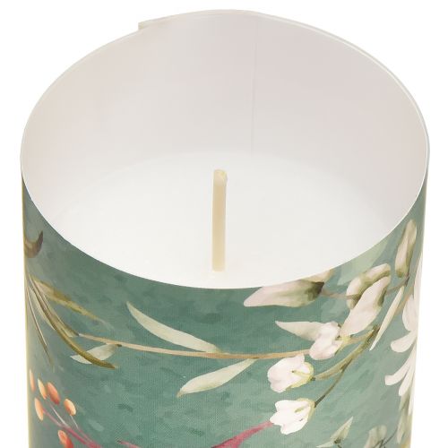 Prodotto Luce tombale con motivo decorativo in lutto Ø6cm H17cm 6 pezzi