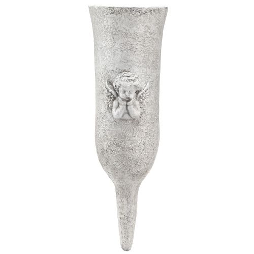 Prodotto Vaso tombale in poliresina con motivo angelo vaso da inserire H29 cm