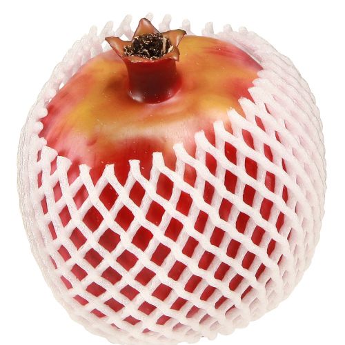 Prodotto Decorazione per finestra rossa artificiale di frutta decorativa di melograno 10,5 cm