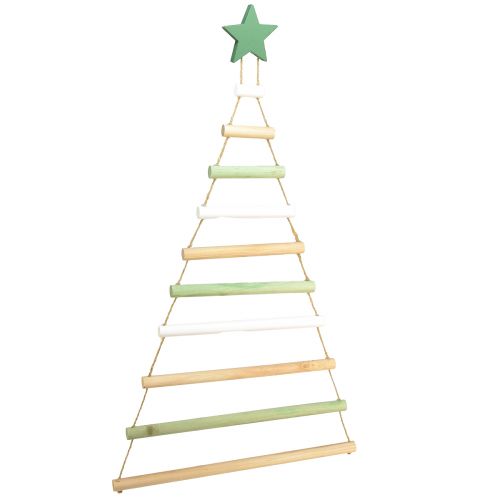 Floristik24 Decorazione da appendere Stella albero di Natale in legno H59cm