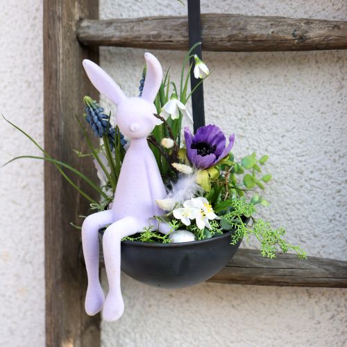 Prodotto Sgabello Bunny Edge Easter Bunny Floccato Viola Lilla – 2a Scelta – 28cm 3 Pezzi