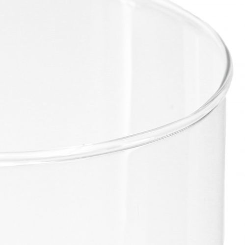 Floristik24 Vaso alto in vetro vaso da fiori conico in vetro 30 cm Ø 10,5 cm