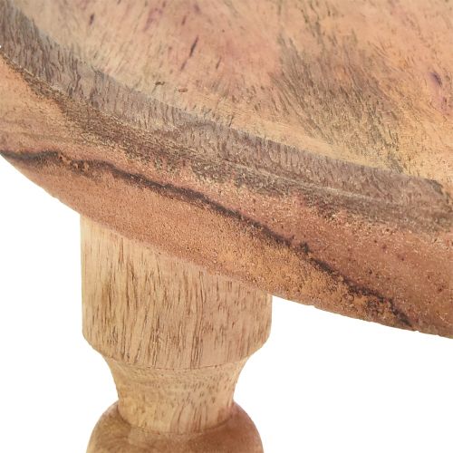 Prodotto Alzata per torta a 2 livelli in legno di mango Ø35 cm/Ø24 cm H51,5 cm