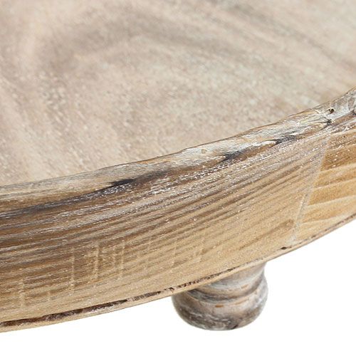 Floristik24 Ciotola in legno marrone Ø40cm