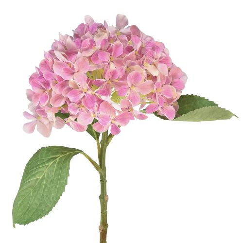 Floristik24 Ortensia artificiale rosa fiore artificiale rosa Ø15,5 cm 45 cm