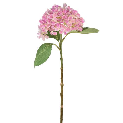 Floristik24 Ortensia artificiale rosa fiore artificiale rosa Ø15,5 cm 45 cm