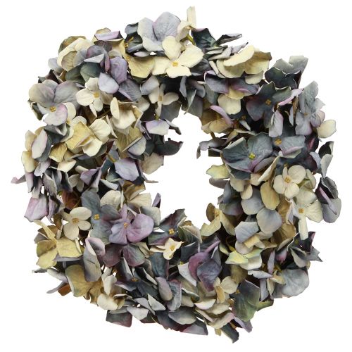 Prodotto Corona di ortensie corona decorativa fiori artificiali blu Ø30cm
