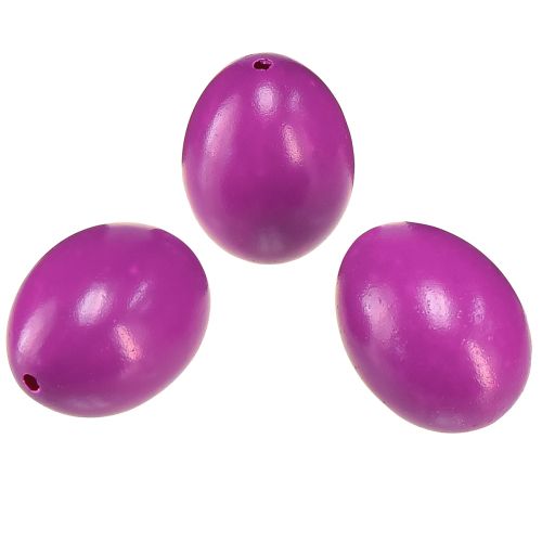 Prodotto Uova di Pasqua uova di gallina rosa svuotate colorate Ø4cm 10 pz