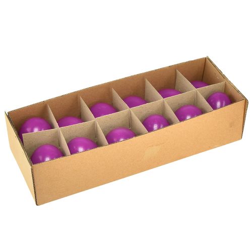 Prodotto Uova di Pasqua uova di gallina rosa svuotate colorate Ø4cm 10 pz